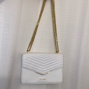 TED BAKER BONITAH QUILTED ENVELOPE MINI CROSSBODY BAG